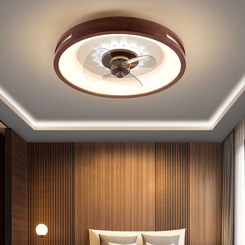 Ozawa Deckenventilator mit Beleuchtung Doppel-Licht, 4 Stile, ∅50CM - Lumpaz