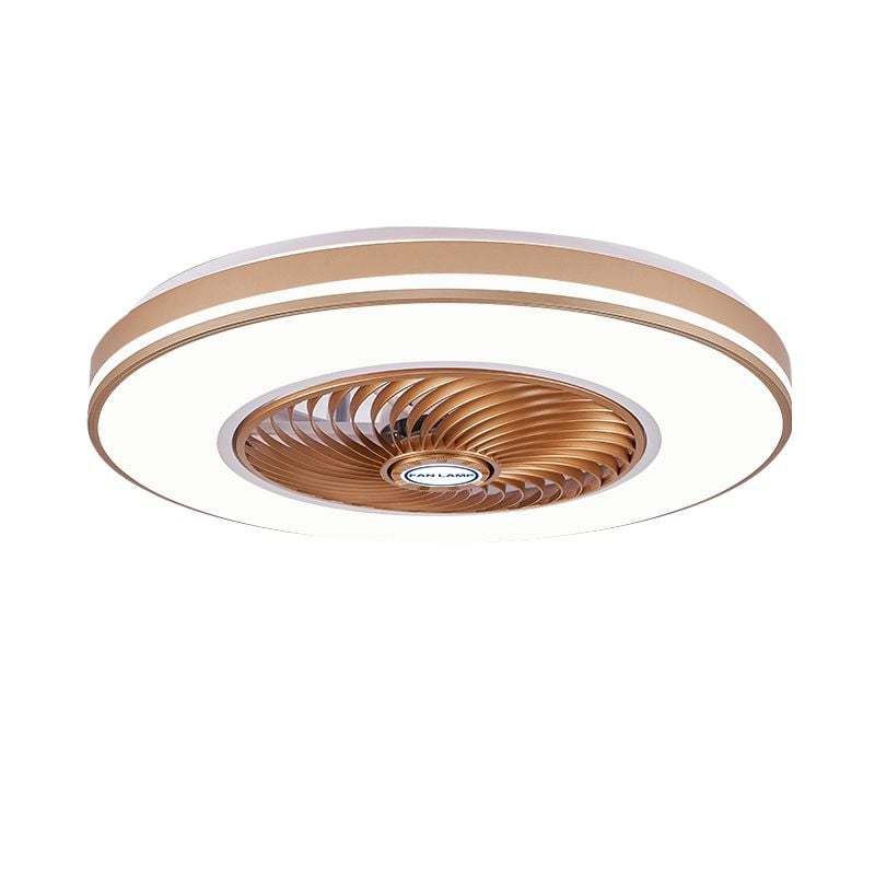 Quinn Deckenventilator mit Beleuchtung 3-Blatt, 8 Farben, ∅50CM - Lumpaz