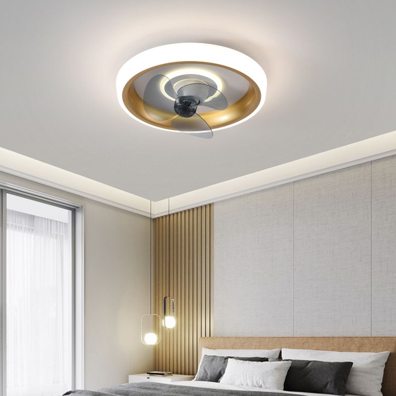 Quinn Deckenventilator mit Beleuchtung, 6 Farben, 2-flammig, ∅60CM - Lumpaz