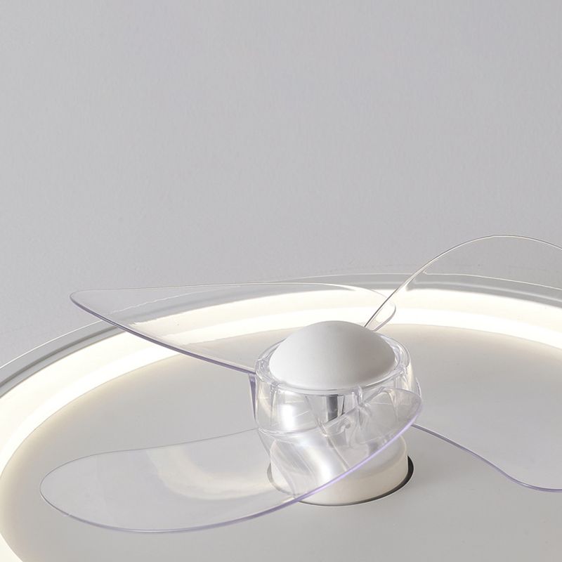 Edge Deckenventilator mit Beleuchtung Ring Weiß, ∅40/50CM - Lumpaz