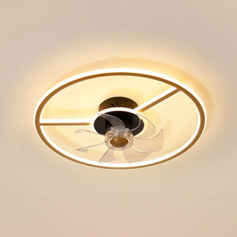 Lacey 2-Deckenventilator mit Beleuchtung, 2 Farben, ∅46/55/90/107CM - Lumpaz