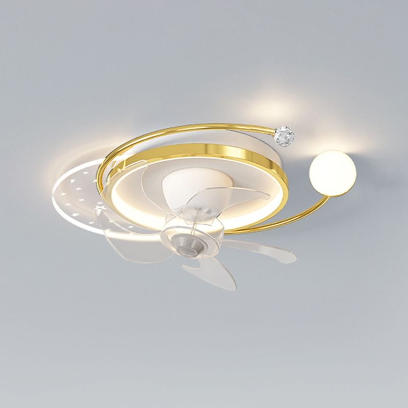 Madina Sternenklar Deckenventilator mit Beleuchtung, 4 Stile, ∅ 50CM/100CM - Lumpaz