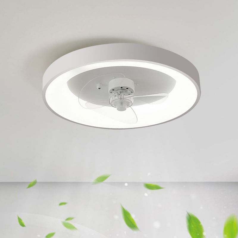 Quinn Deckenventilator mit Beleuchtung Weiß, ∅50CM - Lumpaz