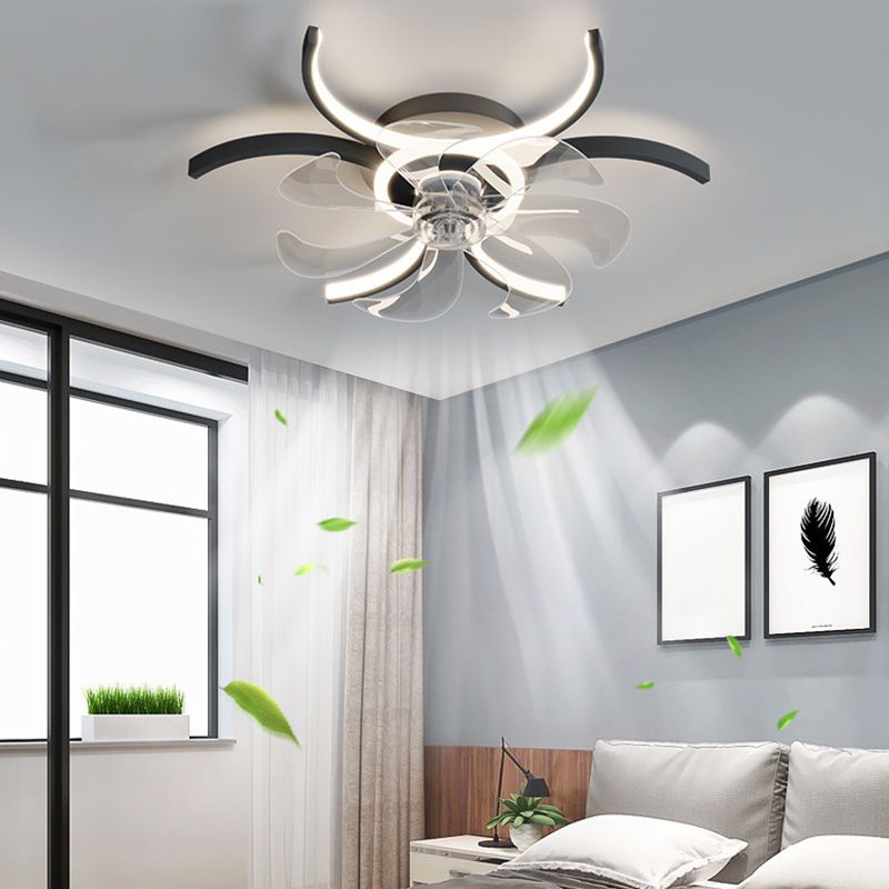 Lacey Deckenventilator mit Beleuchtung, 4 Stile, ∅52CM - Lumpaz