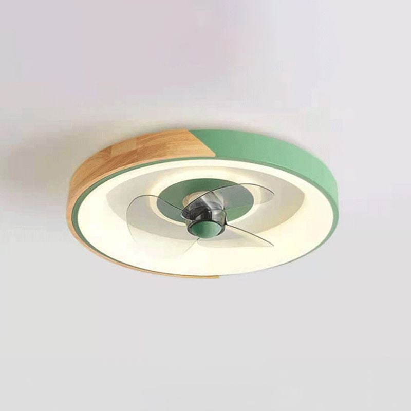 Ozawa Deckenventilator mit Beleuchtung, 3 Farben, ∅50CM - Lumpaz