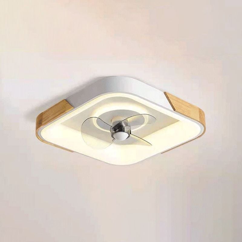 Ozawa Deckenventilator mit Beleuchtung, 3 Farben, ∅50CM - Lumpaz