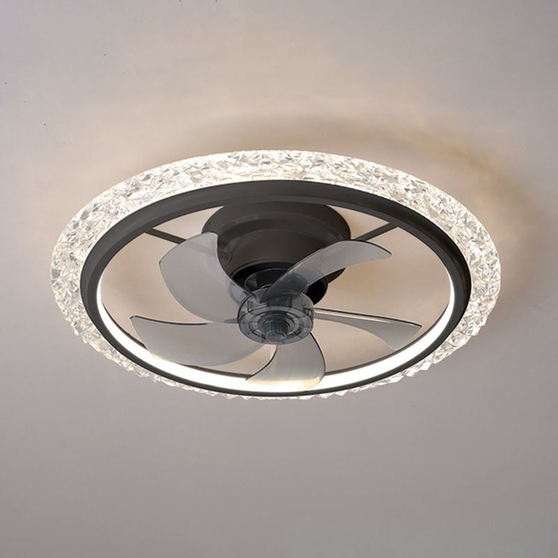 Kirsten Deckenventilator mit Beleuchtung, 2 Farben, 2-flammig, ∅51CM/61CM - Lumpaz