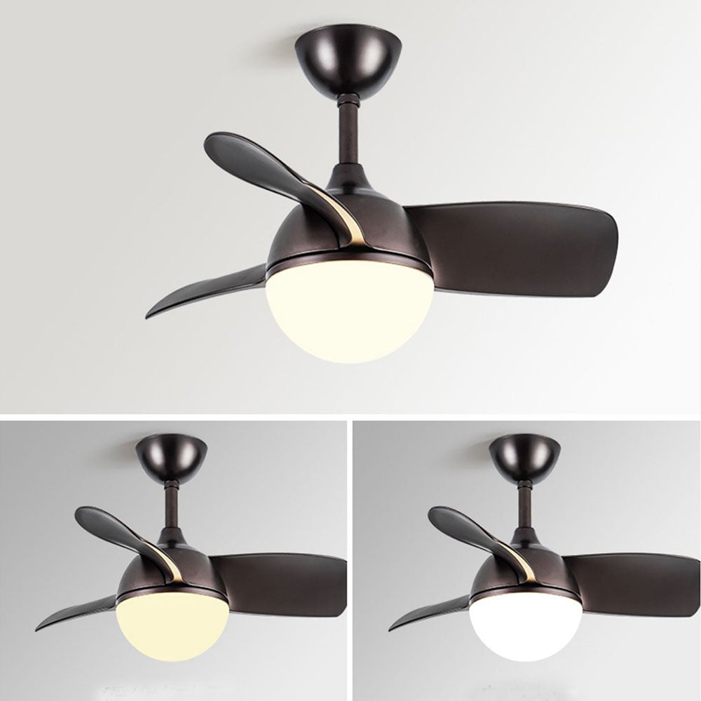 Morandi Deckenventilator mit Beleuchtung 3-Blatt, 3 Farben, ∅76cm - Lumpaz