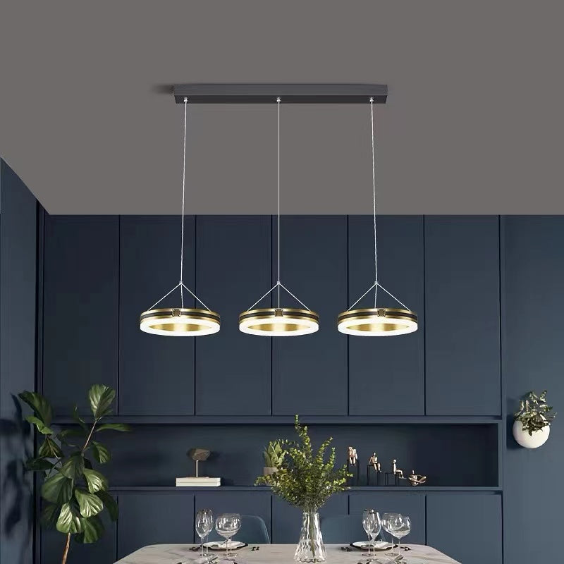 Evette LED Pendelleuchte für Esszimmer Metall, 3-flammig - Lumpaz