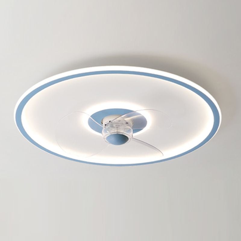 Edge Deckenventilator mit Beleuchtung, 6 Farben, ∅40CM - Lumpaz