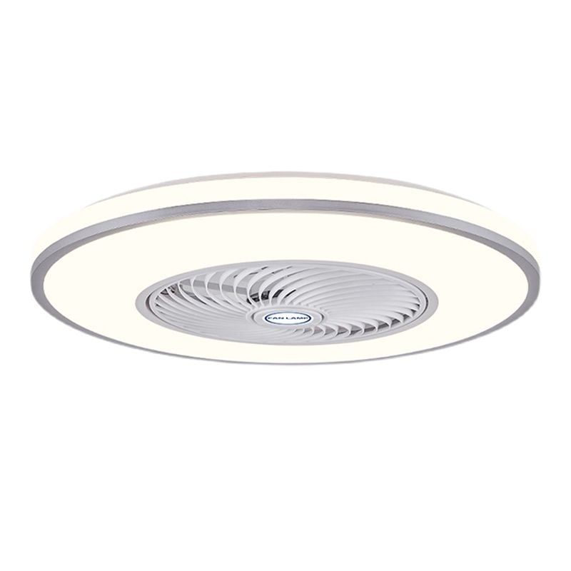 Quinn Deckenventilator mit Beleuchtung 3-Blatt, 8 Farben, ∅50CM - Lumpaz