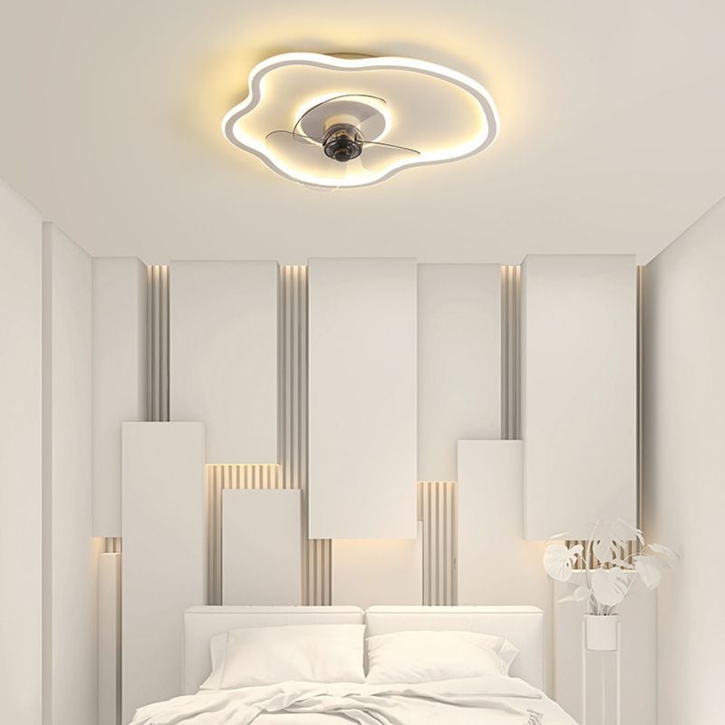 Quinn Deckenventilator mit Beleuchtung, 2 Farben, ∅41/51CM - Lumpaz