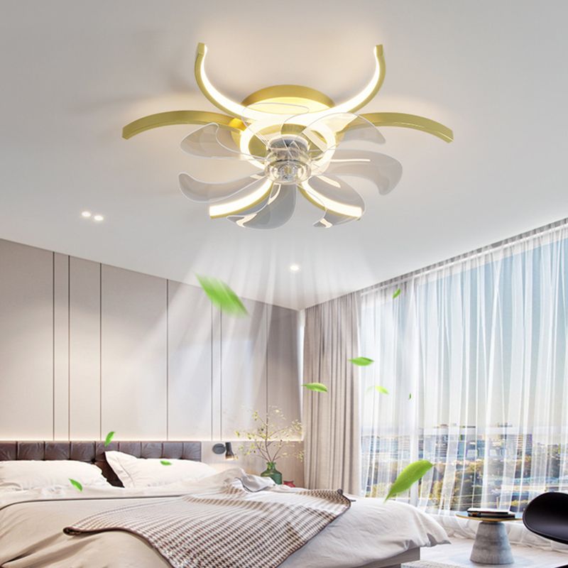 Lacey Deckenventilator mit Beleuchtung, 4 Stile, ∅52CM - Lumpaz