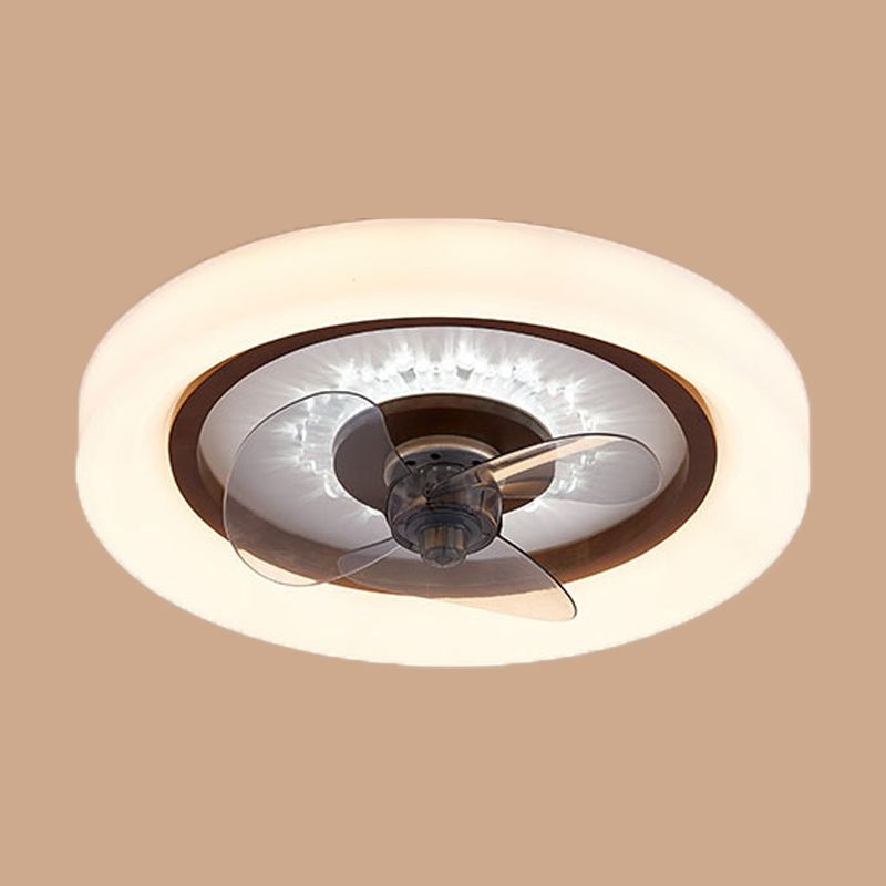 Ozawa Deckenventilator mit Beleuchtung Doppel-Licht, 4 Stile, ∅50CM - Lumpaz