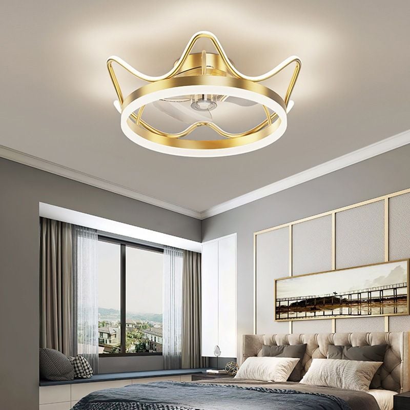 Kirsten Deckenventilator mit Beleuchtung 3/7-Blatt, 2 Stile, ∅50CM - Lumpaz