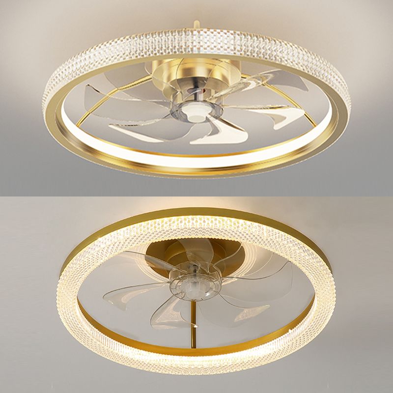 Kirsten Deckenventilator mit Beleuchtung, 6 Stile, ∅50CM - Lumpaz