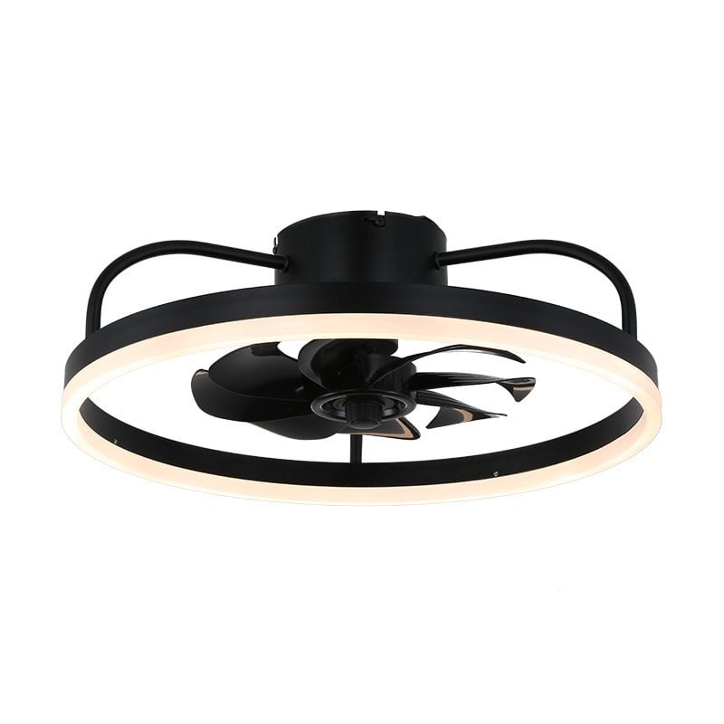 Alessio Deckenventilator mit Beleuchtung, 3 Farben, ∅40/50CM - Lumpaz