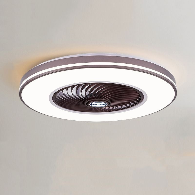 Quinn Deckenventilator mit Beleuchtung 3-Blatt, 8 Farben, ∅50CM - Lumpaz