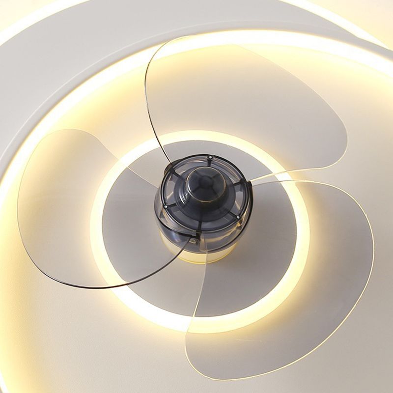Arisha Deckenventilator mit Beleuchtung 2-Ring, 2 Farben, ∅46/56CM - Lumpaz