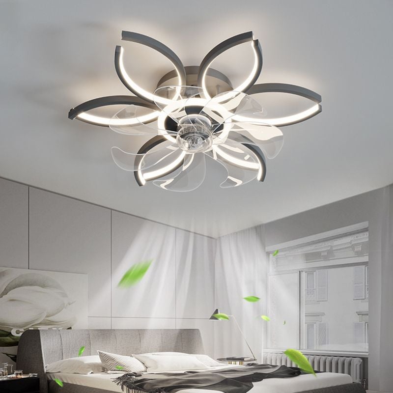 Lacey Deckenventilator mit Beleuchtung, 4 Stile, ∅52CM - Lumpaz