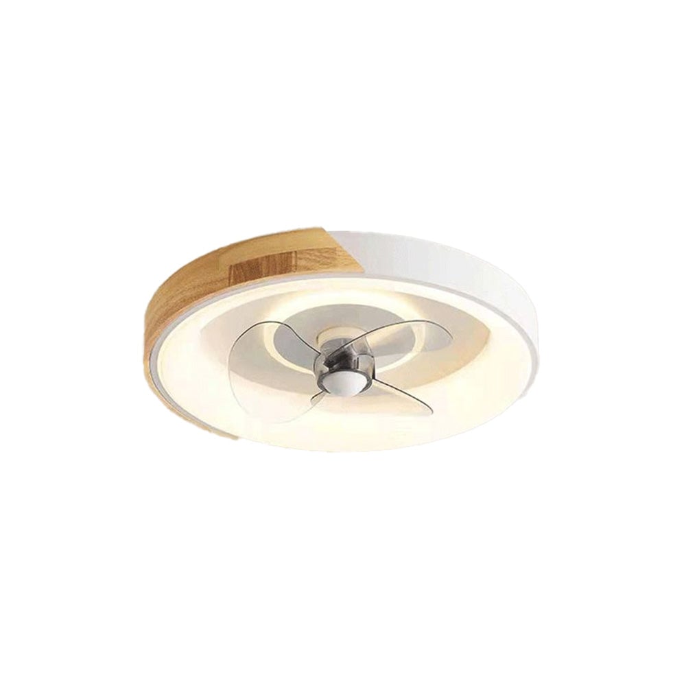 Ozawa Deckenventilator mit Beleuchtung, 3 Farben, ∅50CM - Lumpaz