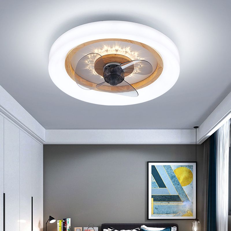 Ozawa Deckenventilator mit Beleuchtung Doppel-Licht, 4 Stile, ∅50CM - Lumpaz
