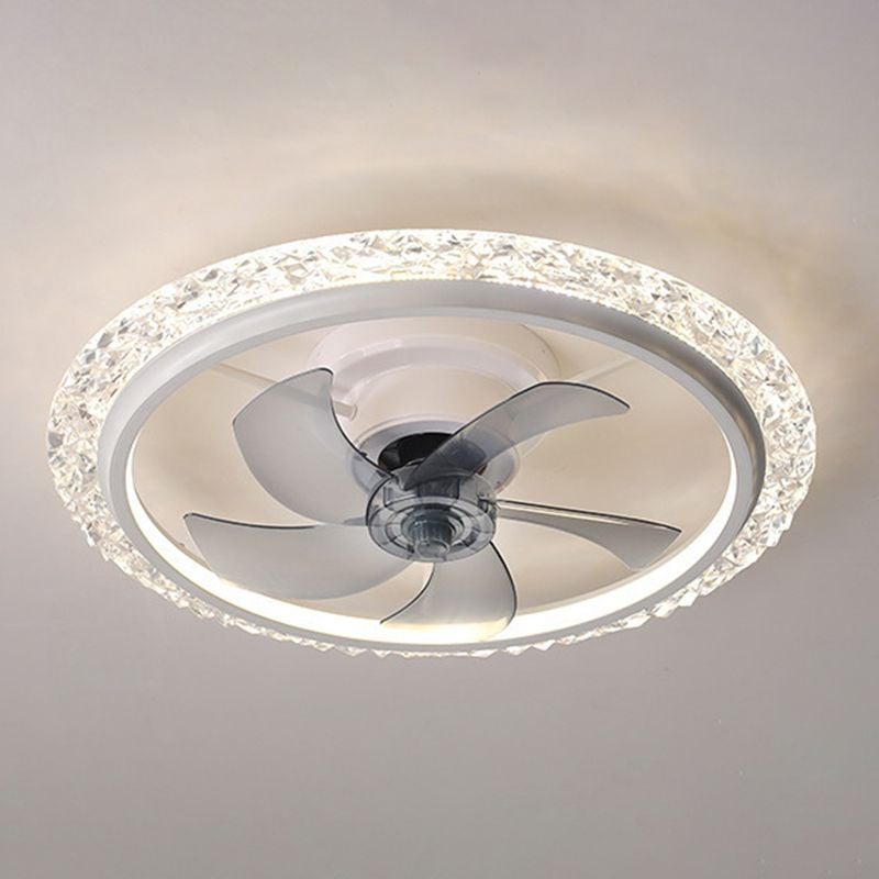 Kirsten Deckenventilator mit Beleuchtung, 2 Farben, 2-flammig, ∅51CM/61CM - Lumpaz