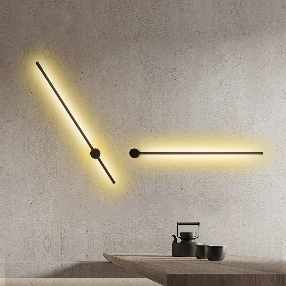 Edge Minimalistische Lineare LED Wandleuchte für Schlafzimmer & Wohnzimmer - Lumpaz