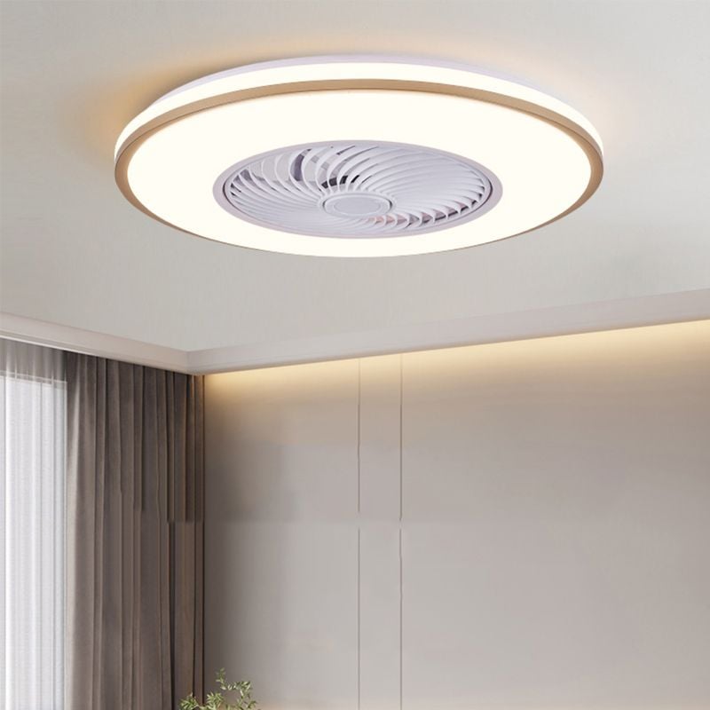 Quinn Deckenventilator mit Beleuchtung 3-Blatt, 8 Farben, ∅50CM - Lumpaz