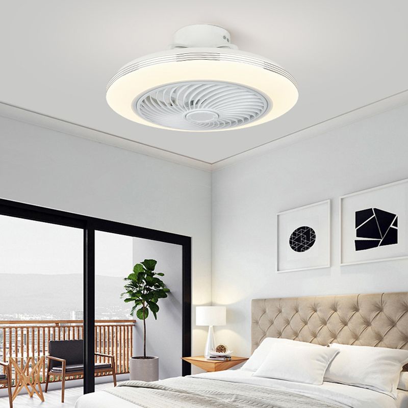 Edge Deckenventilator mit Beleuchtung, 2 Farben, ∅50CM - Lumpaz