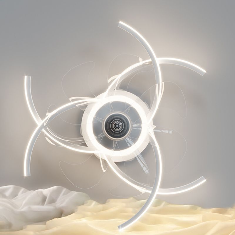 Lacey Deckenventilator mit Beleuchtung, 4 Stile, ∅52CM - Lumpaz