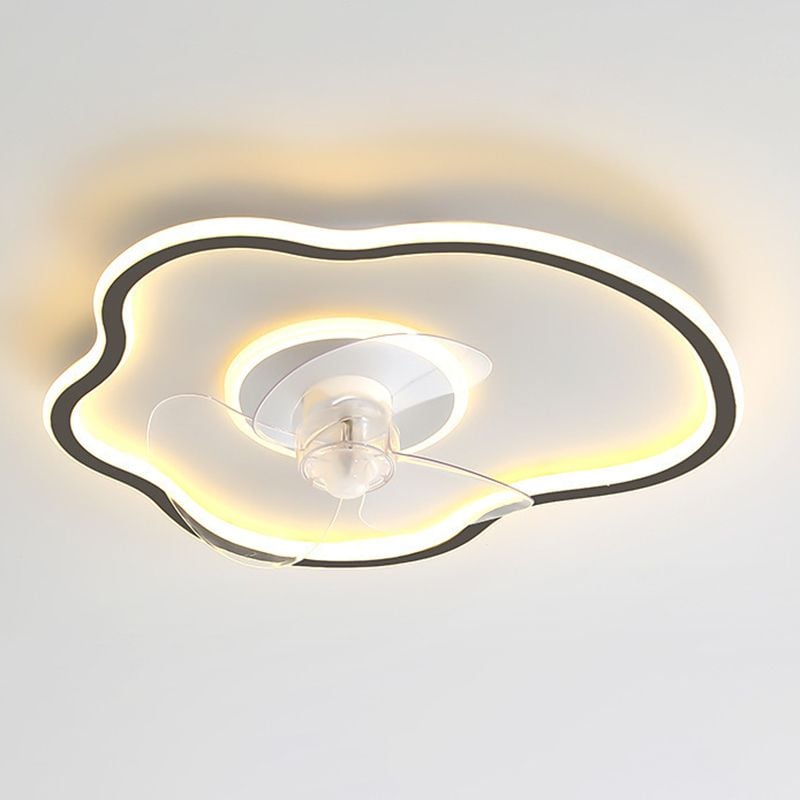 Quinn Deckenventilator mit Beleuchtung, 2 Farben, ∅41/51CM - Lumpaz