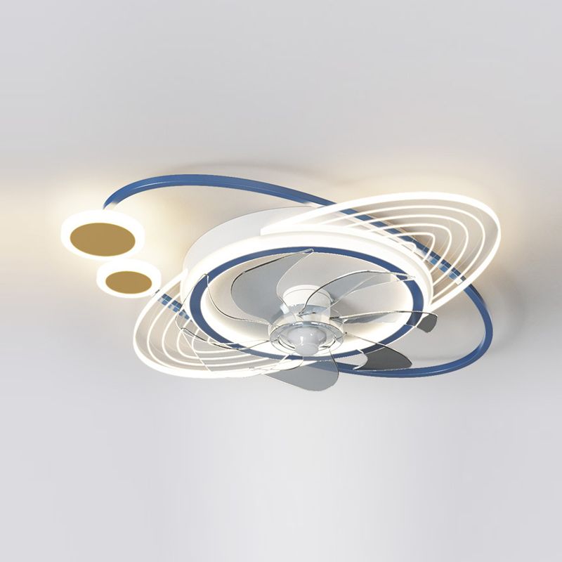 Fateh Deckenventilator mit Beleuchtung Astronaut, 3 Stile/Farben, ∅50/58CM - Lumpaz