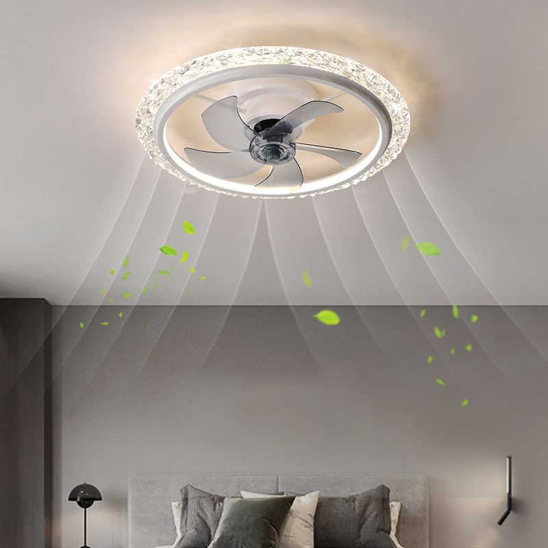 Kirsten Deckenventilator mit Beleuchtung, 2 Farben, 2-flammig, ∅51CM/61CM - Lumpaz