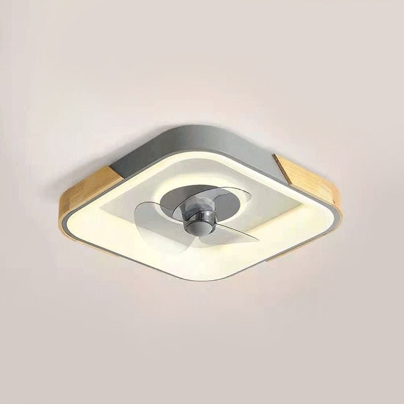 Ozawa Deckenventilator mit Beleuchtung, 3 Farben, ∅50CM - Lumpaz