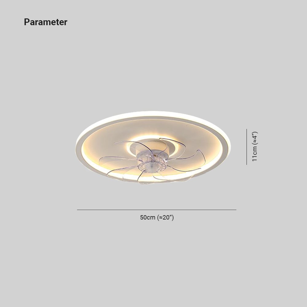 Kirsten Deckenventilator mit Beleuchtung 3/7-Blatt, 8 Stile, ∅50CM/60CM - Lumpaz