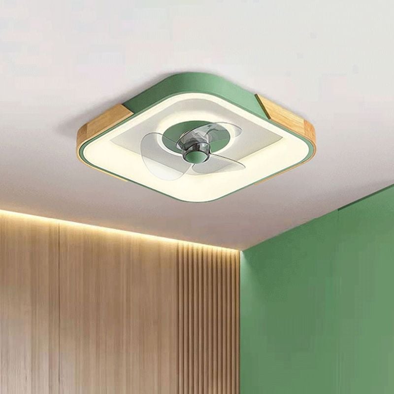 Ozawa Deckenventilator mit Beleuchtung, 3 Farben, ∅50CM - Lumpaz