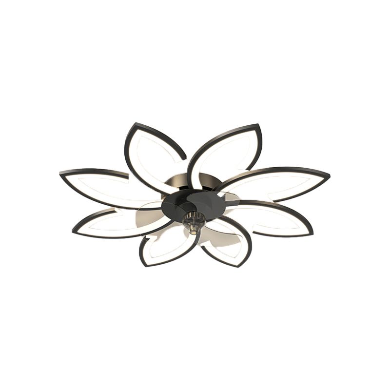 Hana Deckenventilator mit Beleuchtung Blume, 3 Farben, ∅65/68/79/90CM - Lumpaz