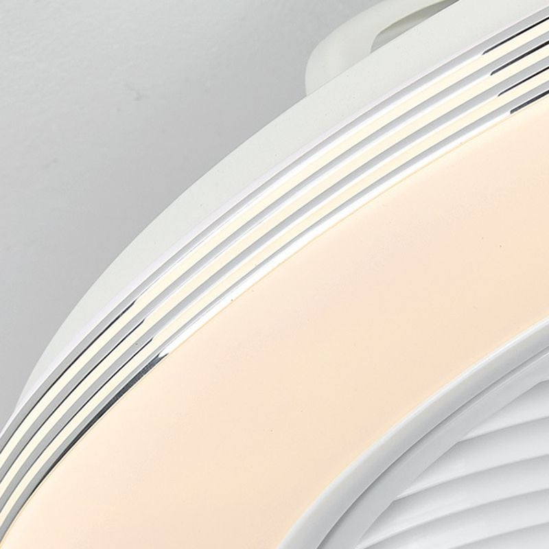 Edge Deckenventilator mit Beleuchtung, 2 Farben, ∅50CM - Lumpaz