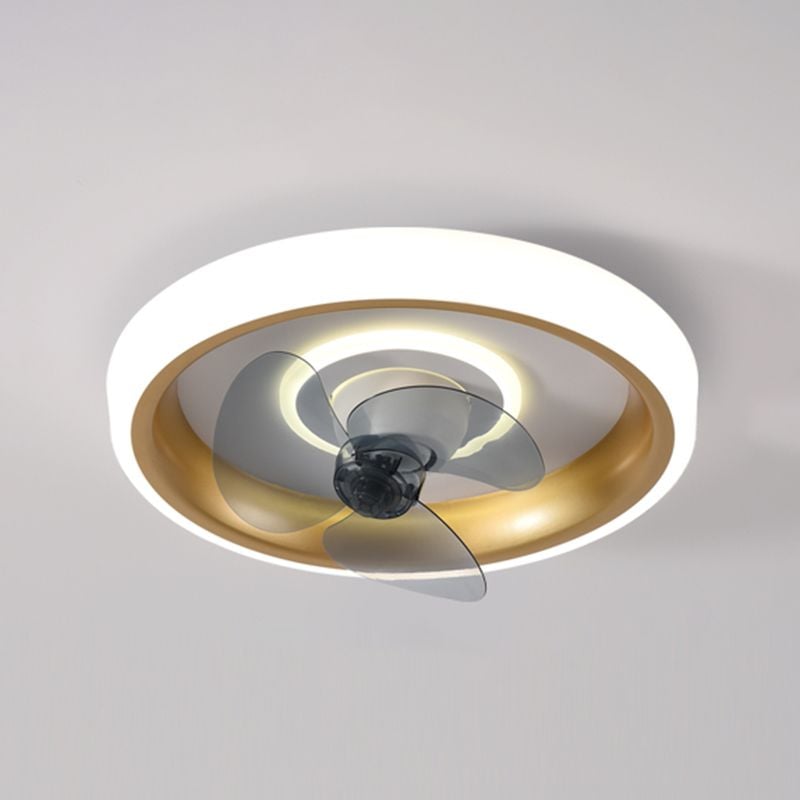 Quinn Deckenventilator mit Beleuchtung, 6 Farben, 2-flammig, ∅60CM - Lumpaz
