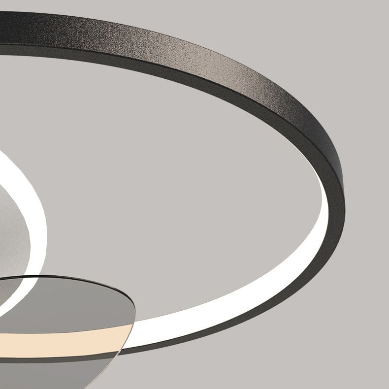 Arisha Deckenventilator mit Beleuchtung 2-Ring, 2 Farben, ∅60CM - Lumpaz