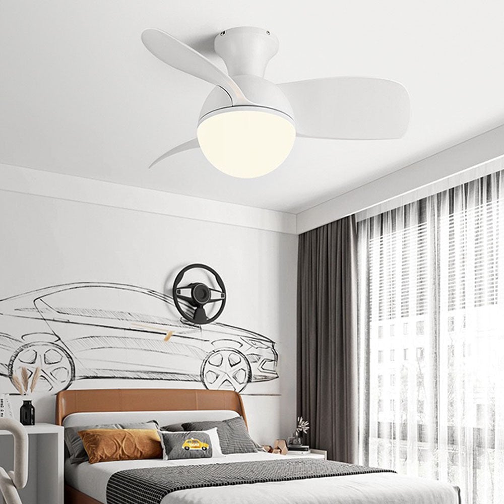 Morandi Grundlegend Deckenventilator mit Beleuchtung 3-Blatt, 3 Farben, ∅76cm - Lumpaz