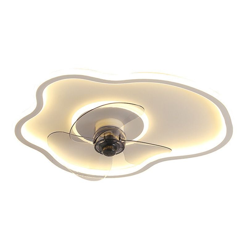 Quinn Deckenventilator mit Beleuchtung, 2 Farben, ∅41/51CM - Lumpaz