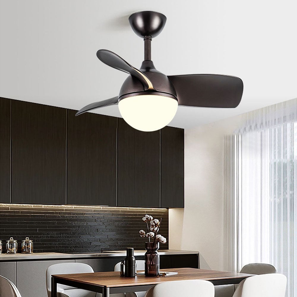 Morandi Deckenventilator mit Beleuchtung 3-Blatt, 3 Farben, ∅76cm - Lumpaz