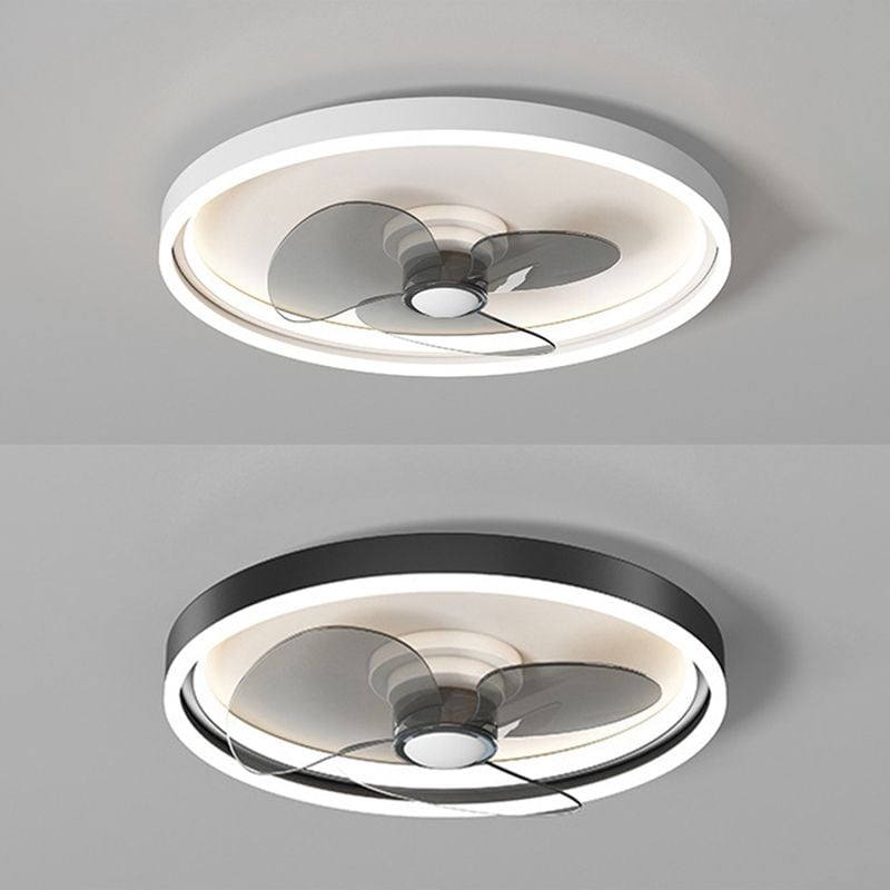 Edge Kirsten Deckenventilator mit Beleuchtung, 2 Farben, 2-flammig, ∅41CM/51CM - Lumpaz