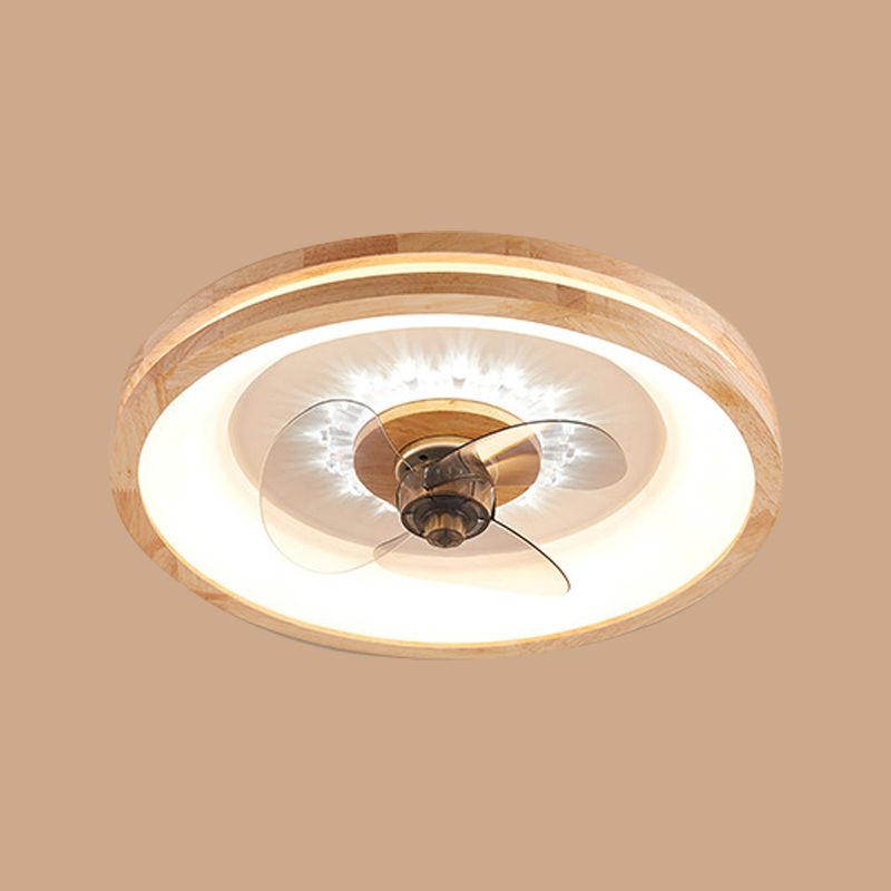 Ozawa Deckenventilator mit Beleuchtung Doppel-Licht, 4 Stile, ∅50CM - Lumpaz