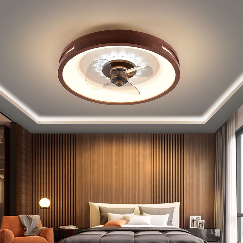 Ozawa Deckenventilator mit Beleuchtung Doppel-Licht, 4 Stile, ∅50CM - Lumpaz