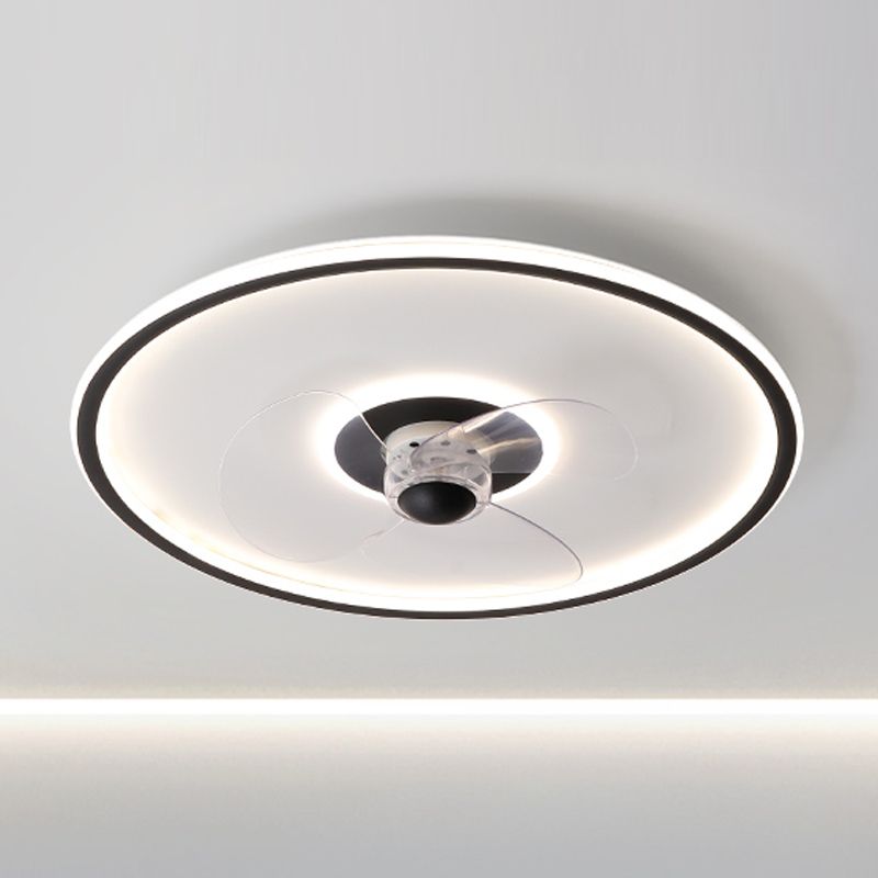 Edge Deckenventilator mit Beleuchtung, 6 Farben, ∅40CM - Lumpaz