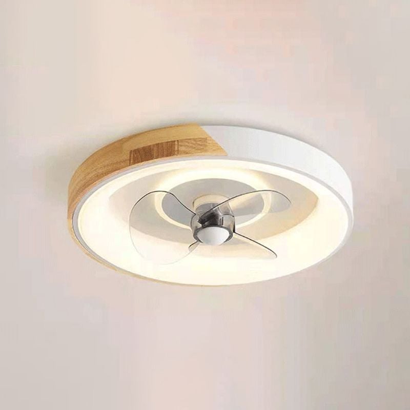 Ozawa Deckenventilator mit Beleuchtung, 3 Farben, ∅50CM - Lumpaz
