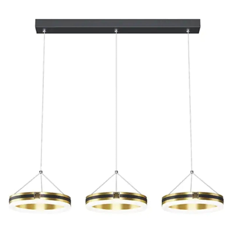 Evette LED Pendelleuchte für Esszimmer Metall, 3-flammig - Lumpaz